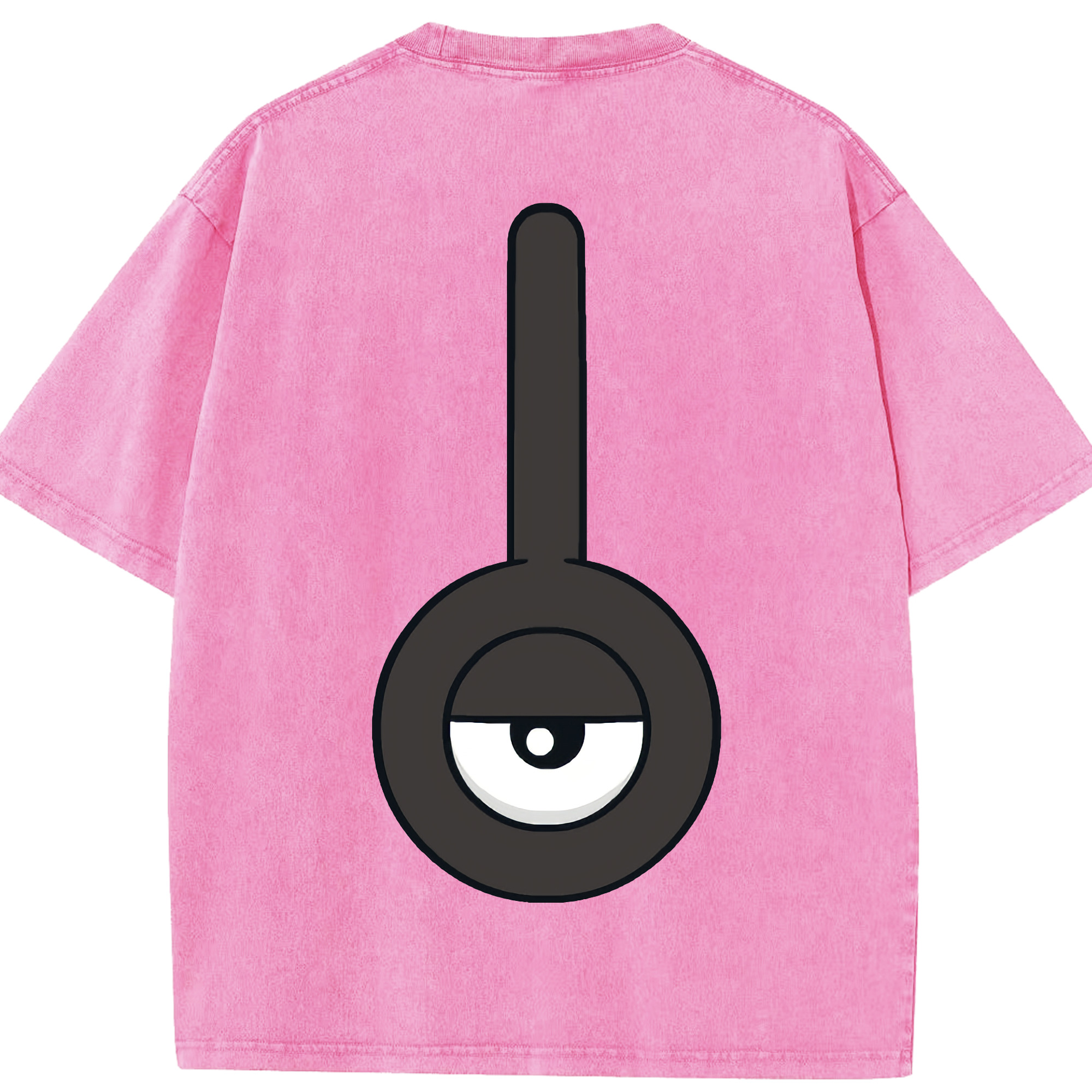 （画像用） ポケットモンスター Pokémon 綿100% ヴィンテージ風 半袖Tシャツ（背面プリント）